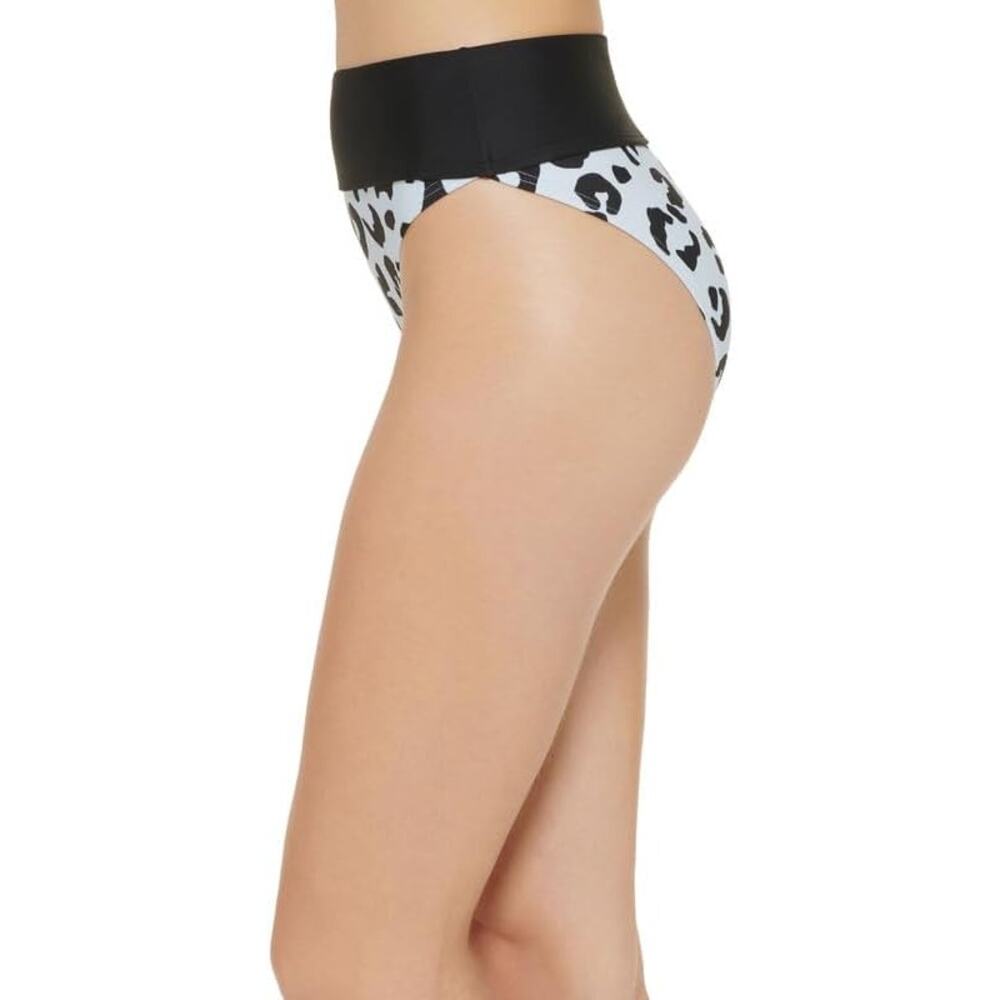 DKNY Women's Bikini Bottom Blue Leopard Print Size XS - Picture 2 of 8